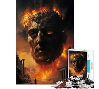 Puzzle da 1000 pezzi Statua corrotta di Zeus a Olimpia Gioco avvincente per coltivare la pazienza Divertente e perfetto come regalo di compleanno (dimensioni 38x26cm)