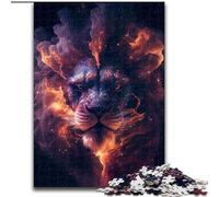 Puzzle da 1000 pezzi, Stella Sovrana Leone, dimensioni 50x75cm, ideale per la persona amata, perfetto regalo di Natale, Capodanno e San Valentino.