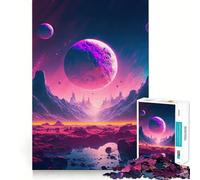 Puzzle da 1000 pezzi "Stellar Cosmos Scapes" per adolescenti, ideale per ricordare, migliorare, calmare la mente, con dettagli nitidi e opere d'arte da collezione 38x26cm