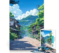 Puzzle da 1000 pezzi "Strada della Città Vecchia" per adulti, ideale come regalo, per migliorare la memoria e favorire il rilassamento mentale Taglio di alta qualità Una piacevole sorpresa (38x52cm)