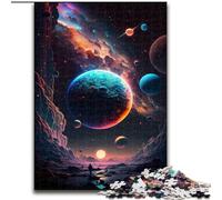 Puzzle da 1000 pezzi "Strano Universo", puzzle in legno per adulti, dimensioni 50x75cm, perfetto come decorazione fai da te o regalo di compleanno.
