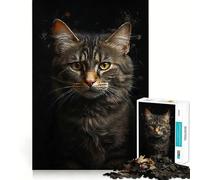 Puzzle da 1000 pezzi "Strisce nella notte" per adulti e ragazzi, gioco mentale rilassante, taglio di alta qualità, regalo speciale 50x75cm