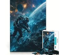 Puzzle da 1000 pezzi "Subacqueo nello spazio" per adulti, un gioco divertente e stimolante da giocare insieme Ritagli precisi per un'opera d'arte da esporre (38x26cm)