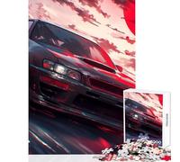 Puzzle da 1000 pezzi Subaru sotto la luna rossa giocattoli per la decorazione della casa regali di Babbo Natale segreto giochi educativi interessanti per ridurre lo stress (dimensioni 38x52cm)