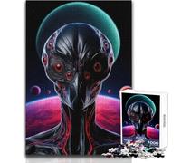 Puzzle da 1000 pezzi sugli alieni extraterrestri per adolescenti, gioco di sviluppo del pensiero logico, ottimo regalo per momenti significativi, dimensioni 38x52cm