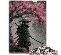 Puzzle da 1000 pezzi sui ninja giapponesi, difficili da completare ma divertenti e umoristici, con poster abbinato e foglio di quiz (38x26cm)