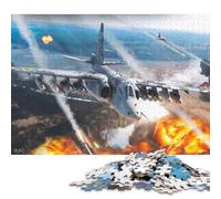 Puzzle da 1000 pezzi Sukhoi Su 25 Puzzle creativi quadrati di carta per adulti Regali di Natale 38x26 cm/1000 pezzi
