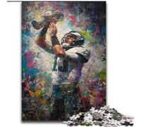 Puzzle da 1000 pezzi sul football americano per adolescenti, regalo di compleanno per trascorrere il tempo in casa, regali, decorazione da parete per 14+ anni (26x38cm)