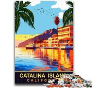 Puzzle da 1000 pezzi sul lungomare di Catalina per adolescenti, adatti a bambini dai 14 anni in su, per il divertimento in famiglia È l'ideale come regalo per tutta la famiglia 1000 pezzi (26x38cm)