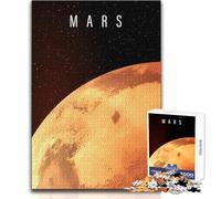 Puzzle da 1000 pezzi sul pianeta Marte, un modo rilassante per riempire il tempo libero, giocattolo da gioco con taglio preciso e costante, dimensioni 38x26cm