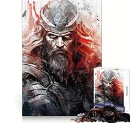 Puzzle da 1000 pezzi sulla mitologia norrena per adulti Un gioco che stimola la memoria, ideale per il relax e per un'esperienza piacevole Dimensioni compatte Regalo perfetto per le vacanze (50x75cm)