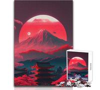 Puzzle da 1000 pezzi sulla natura giapponese per adulti, gioco creativo di risoluzione dei problemi, idea regalo memorabile e sentita, dimensioni 38x52cm