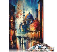 Puzzle da 1000 pezzi sulle strade di Istanbul per adulti, giocattoli educativi per l'apprendimento, giochi per famiglie, regali di compleanno (75x50 cm)