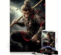 Puzzle da 1000 pezzi Sun Wukong Golden Stick per adolescenti, ideale per stimolare la memoria, calmare la mente e creare un'opera d'arte da collezione 38x26cm