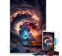 Puzzle da 1000 pezzi Sunset Beach Maelstrom per adulti, gioco di logica, svago a casa, taglio preciso, regalo perfetto 38x26cm