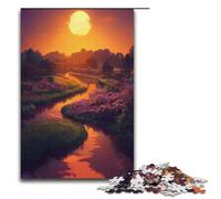 Puzzle da 1000 pezzi Sunset Boulevard per adulti puzzle per regali il miglior regalo adatto per adolescenti dai 14 anni in su 1000 pezzi (38x26 cm)