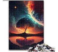 Puzzle da 1000 pezzi Sunset Fantasy, dimensioni 26x38cm, regalo perfetto per familiari e amici, adatto dai 14 anni in su.