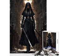 Puzzle da 1000 pezzi suora guerriera decorazione per la casa giocattoli ottimo regalo per giochi gioco pratico difficile e stimolante dimensioni 50x75cm