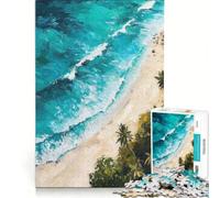 Puzzle da 1000 pezzi Sussurri delle onde gioco interattivo allena la mente e la manualità compleanno e Natale 38x26cm