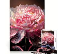 Puzzle da 1000 pezzi "Sussurri di Petali" per stimolare la concentrazione, ideale per una piacevole distrazione, con bordi precisi e un significato speciale (38x26cm)