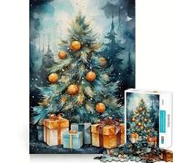 Puzzle da 1000 pezzi "Sussurri d'Inverno" per adolescenti,divertente per stimolare la mente,con pezzi di dimensioni uniformi e precisi,ideale per un'attività di gruppo rilassante al chiuso (38x26cm)