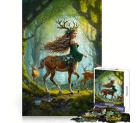 Puzzle da 1000 pezzi "Sussurri nel bosco" per adolescenti, ideale per un allenamento intelligente e un passatempo piacevole, con taglio perfetto e sorpresa di compleanno (38x26cm)