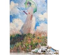 Puzzle da 1000 pezzi "Suzanne Hoschede 1886" per adulti, difficoltà alta, giocattolo educativo, decorazione per la famiglia (75x50 cm)