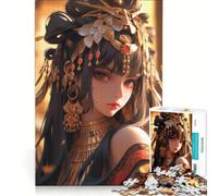 Puzzle da 1000 pezzi "Sweet Cleopatra" - Gioco interattivo e divertente da fare in casa ideale come decorazione da scrivania 38x26cm