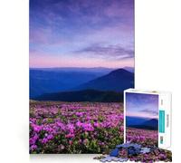 Puzzle da 1000 pezzi "Sweet Sunrise Roses" per adolescenti, stimola la memoria, rilassante e divertente, con un design accattivante e una piacevole sorpresa 50x75cm