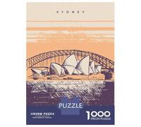 Puzzle Da 1000 Pezzi - Sydney Landscape Puzzle Gioco Rompicapo Decorazione Da Parete Offerta Come Regalo Per Tutta La Famiglia 52x38cm/1000pcs