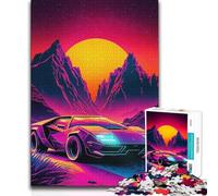 Puzzle da 1000 pezzi Sythwave Lamborghini Rompicapo Giochi per famiglie Modello di assemblaggio Regalo per compleanni 38x26cm (1000 pezzi)