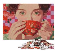 Puzzle da 1000 pezzi Tea Time Elegance per adulti, regalo di Halloween, puzzle in legno per adulti, 1000 pezzi (75x50 cm)