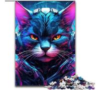 Puzzle da 1000 pezzi Tech Cat JigsawPuzzle da 1000 pezzi per adulti per compleanni, feste e occasioni speciali (dimensioni 26x38cm)
