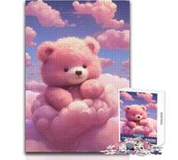 Puzzle da 1000 pezzi Teddy nel mondo dei sogni, giocattolo, gioco intellettuale, educativo, regalo per compleanni, dimensioni 38x52cm