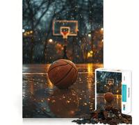 Puzzle da 1000 pezzi,tema basket,nostalgia,taglio senza soluzione di continuità,gioco di logica,regalo,gioco casual,Natale,decorazione per la casa (50x75cm)