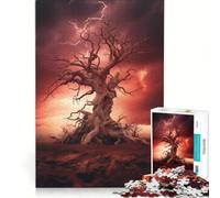 Puzzle da 1000 pezzi Tempesta Apocalittica, gioco interattivo, allena la mente e la manualità, compleanno e Natale 38x52cm