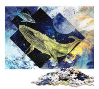 Puzzle da 1000 pezzi "Tempesta di elementi" per adulti e puzzle in legno per gli amanti dei puzzle 1000 pezzi (75x50 cm)