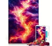 Puzzle da 1000 pezzi "Tempesta di fuoco celeste" di alta qualità,gioco creativo per stimolare la mente,momento di pace e divertimento,decorazione natalizia da parete (38x52cm)