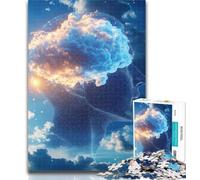 Puzzle da 1000 pezzi "Tempesta di tempesta" per adulti e adolescenti, sfida difficile antistress, migliora l'amore tra coppie, 26x38cm