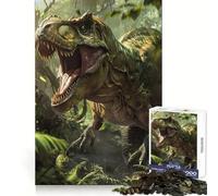 Puzzle da 1000 pezzi "Terra dei dinosauri preistorici" per ragazzi, gioco cognitivo, svago rilassante, assemblaggio di motivi, opera d'arte 50x75cm
