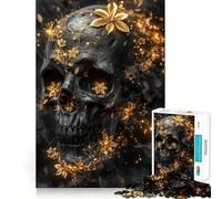 Puzzle da 1000 pezzi "Teschio della Morte" per adulti, gioco stimolante e divertente, taglio preciso, regalo speciale 50x75cm