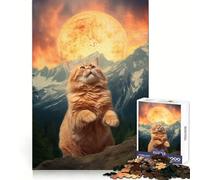 Puzzle da 1000 pezzi Teton CatxPizza Sun per adulti, gioco di logica pura, momento di relax, taglio netto, regalo affettuoso 38x52cm
