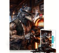Puzzle da 1000 pezzi The Avian Outlaw per ragazzi, ideale per il tempo libero a casa, con bordi precisi 38x26cm