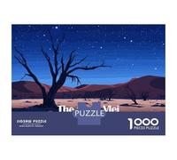 Puzzle Da 1000 Pezzi The Dead Vlei, Namibia at Night Puzzle Per Adulti Giochi Rilassanti Sfida Difficile Divertimento A Casa Attività, 70x50cm/1000pcs