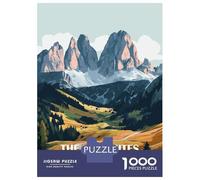 Puzzle Da 1000 Pezzi - The Dolomites Alta Via 1 Italy Puzzle Per Adolescenti Gioco Rompicapo Antistress Offerta Regalo Per Tutta La Famiglia 52x38cm/1000pcs