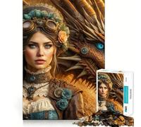 Puzzle da 1000 pezzi "The Enigmatic Alliance" per adulti, gioco rilassante per la mente, taglio di alta qualità, regalo di compleanno 38x52cm
