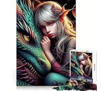 Puzzle da 1000 pezzi "The Enigmatic Bond" per adolescenti, gioco di logica e abilità, antistress, taglio preciso, regalo perfetto 50x75cm