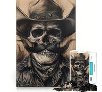 Puzzle da 1000 pezzi "The Eternal Outlaw Cowboy" per adolescenti, gioco di allenamento mentale, gioco di gruppo, taglio di precisione, regalo per le feste 50x75cm