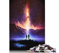 Puzzle da 1000 pezzi "The Event Horizon Lovers" per adulti, giocattoli educativi per l'apprendimento, giochi per famiglie, regali di compleanno (75x50 cm)