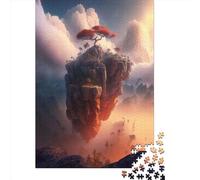 Puzzle da 1000 pezzi The_Floating_Castle per puzzle di carta, gioco educativo per adulti, 38x26 cm/1000 pezzi